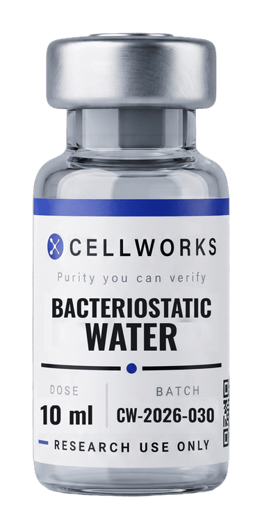 Bacteriostatic Water 10 ml research vial