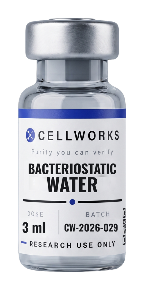 Bacteriostatic Water 3 ml research vial