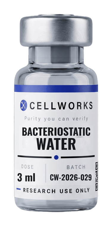 Bacteriostatic Water 3 ml research vial