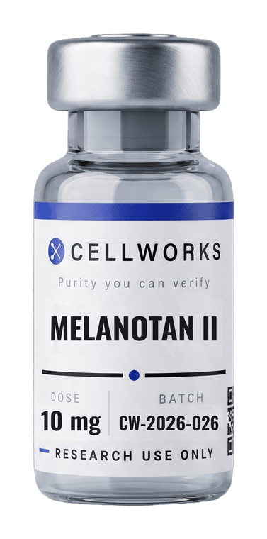 Melanotan II 10 mg research vial
