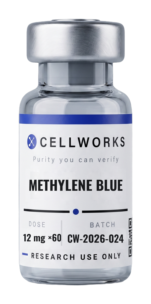 Methylene Blue 12 mg x 60 tablets research vial